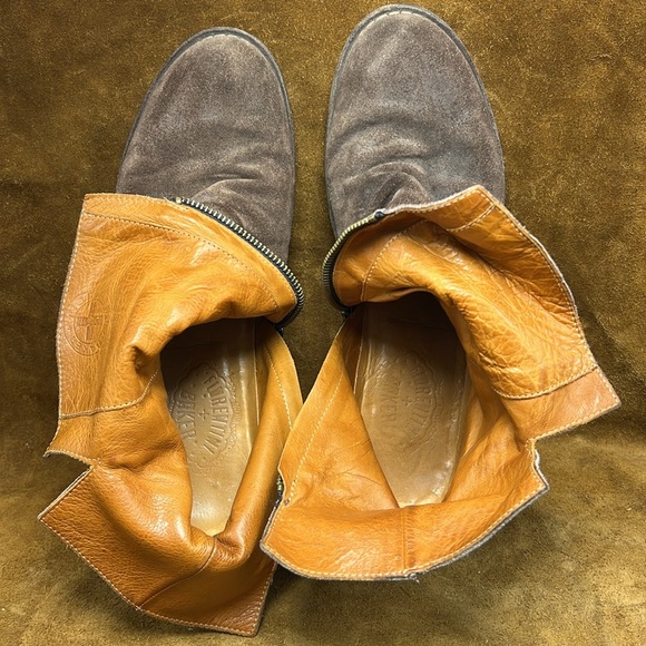 Fiorentini + Baker Brown Suede Ankle Boots - Picture 6 of 7